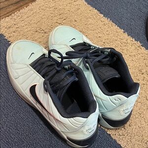 Youth Nike Mint Green and Black Low-Top Sneakers basketball